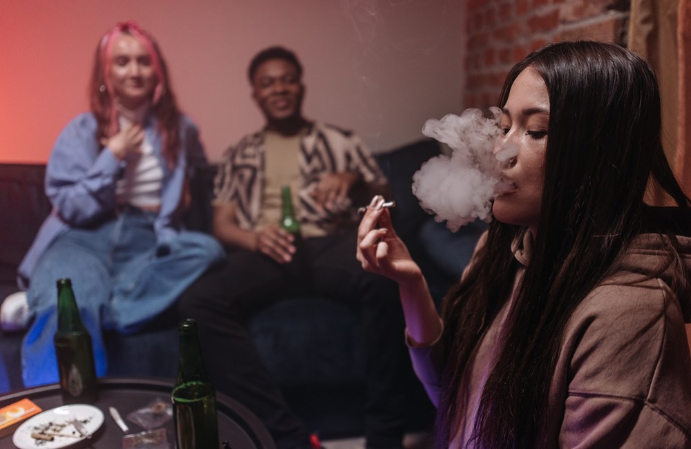 Een psychose door drugsgebruik