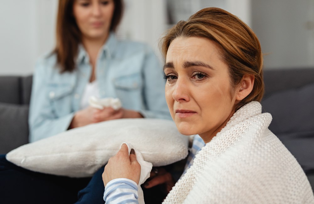 Somberheid tijdens de overgang